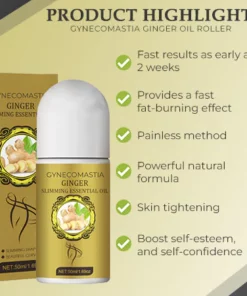 Alternative view of Gynecomastia Ginger Oil Roller