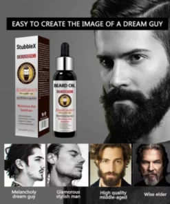 Alternative view of StubbleX™ Beard Growth Organic Care Oil