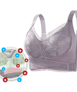 Alternative view of LUCKYSONG™ EleganzaCurve Tourmaline Fiber Recontour Bra