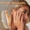 Classic Stackable 3-in-1 Eternity Diamond Ring