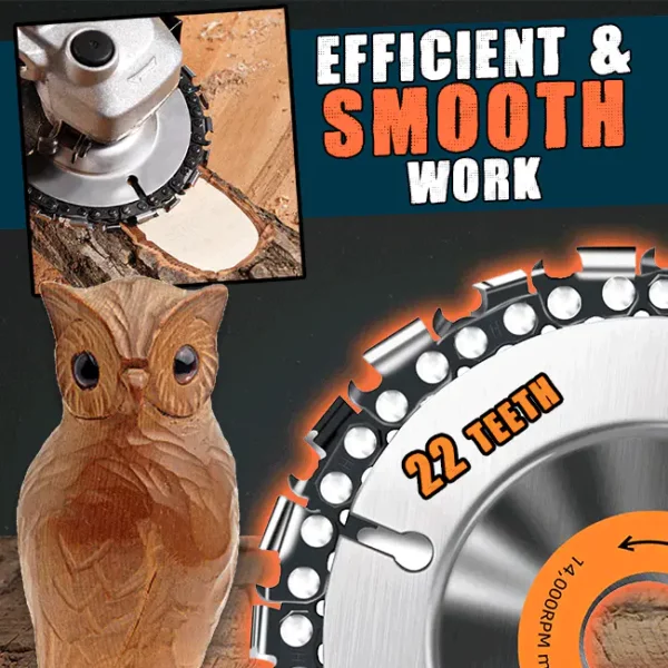 Wood Angle Grinder Chain Disc - Image 6