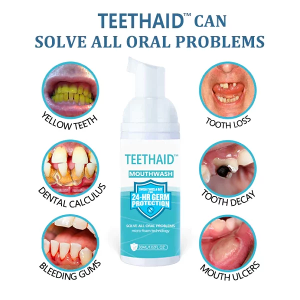Teethaid Mouthwash Calculus Removal Tooth Regeneration