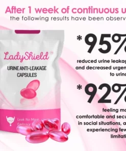 Alternative view of LadyShield™ Urine Anti-Leakage Capsules
