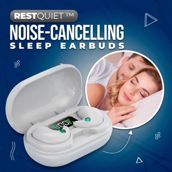 RestQuiet Noise-Cancelling Sleep Earbuds
