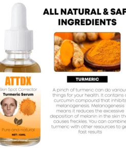 Alternative view of ATTDX SkinSpot Corrector TurmericSerum