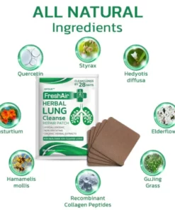 Alternative view of FreshAir Herbal Lung Cleanse Repair Patch