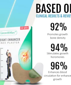 Alternative view of GrowthMax™ Height Enhancer Knee Plaster