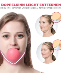 Alternative view of Oveallgo™ Doppelkinn-Klar V-Gesichts-Saugtrainer