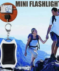 Porte-clés de banque d'énergie solaire 1200mAH