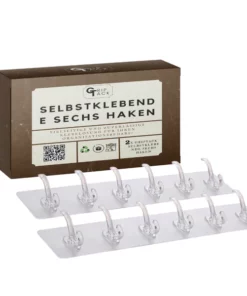 GripTack™ Selbstklebende sechs Haken