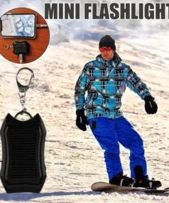 Alternative view of Porte-clés de banque d'énergie solaire 1200mAH