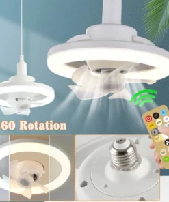 Fast Shipping Worldwide - LED Swing Head Fan Light