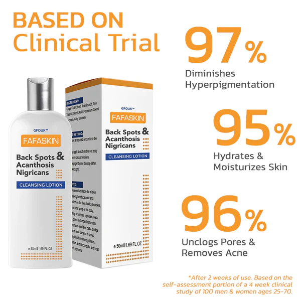 GFOUK FAFASKIN Rckenflecken und Akanthose Nigricans Reinigungslotion