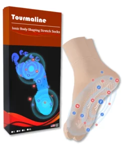 Alternative view of PEARLMOON™ Ice Silk Ion Fiber Repair Sculpting Socks