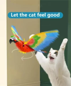Automatic Moving Simulation Bird Interactive Cat Toy for Indoor Cats