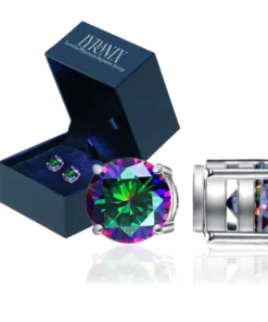 LyraNix Lymphvity Tourmaline Acupuncture Magnetism Earrings