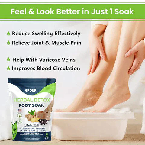 GFOUK PRO Herbal Detox Foot Soak Beads