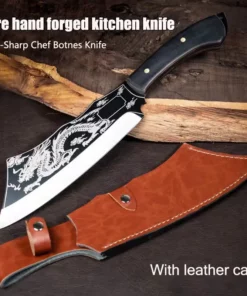 Pure Hand-Forged Kitchen Knife Sharp Chef's Knife Household High Manganese Steel