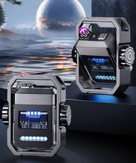 TurboSpark™ Double Arc Outdoor Windproof Type-C Charging Electric Lighter