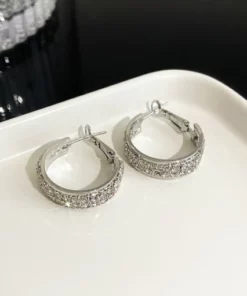 Alternative view of Liacsy™ Detoxify LymphFlow Huggie Earrings