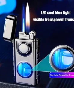 Double Fire Windproof Lighter Torch