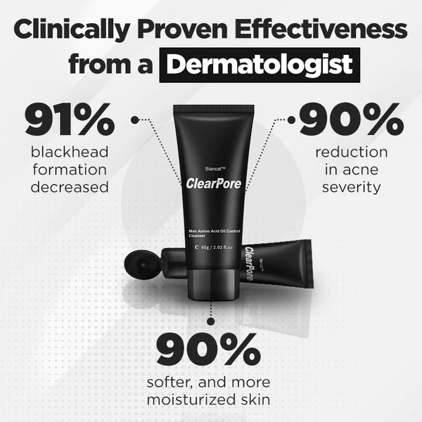 Biancat™ ClearPore Men Amino Acid Oil Control Cleanser - Image 5