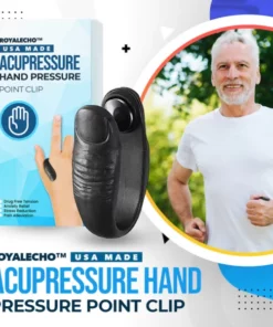 Alternative view of Royalecho™ USA Made Acupressure Hand Pressure Point Clip
