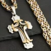 GoldenRelic™ Men's Handmade Cross Necklace