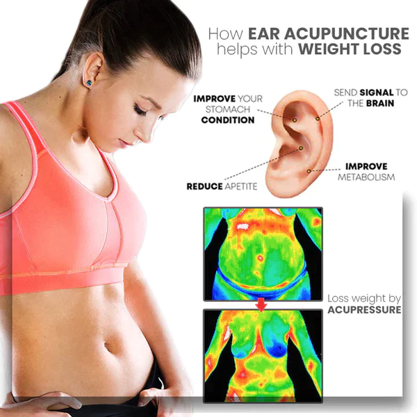 LyraNix Lymphvity Tourmaline Acupuncture Magnetism Earrings - Image 4