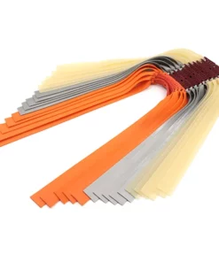 3 PCs Extra High Elastic Strips for Laser Slingshot（Random color）