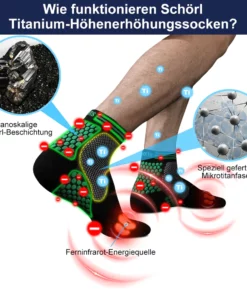 Alternative view of Oveallgo™ Profi Ferninfrarot Gral Titanium Ion Booster Socken