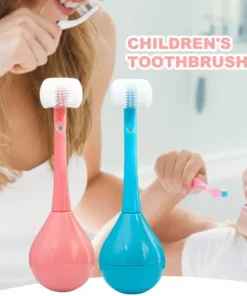 Tumbler Three-sided Childrens Toothbrush