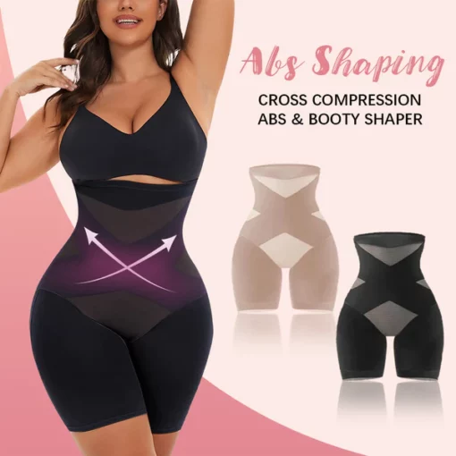 Cross Compression Abs & Booty High Waisted Shaperwear