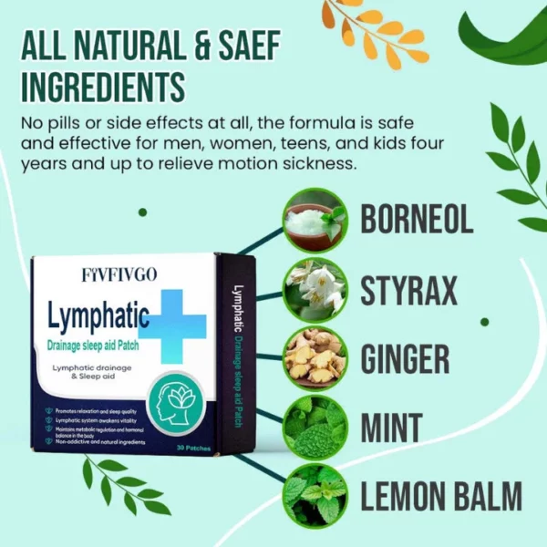 Fivfivgo Lymphdrainage-Schlafpflaster