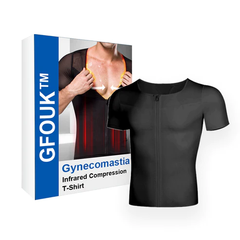 GFOUK Gynecomastia Infrared Compression T-Shirt