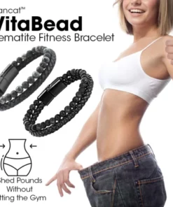 Biancat™ VitaBead Hematite Fitness Bracelet