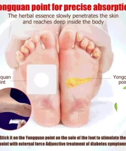 Blood Sugar Acupoint Pressure Health Sticker