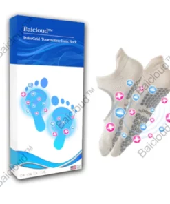 Baicloud™ PulseGrid Tourmaline Ionic Socks