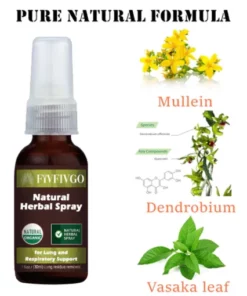 Alternative view of FemiPure™ FRESH BreatheWell Natural Herbal Spray for Lung and Respiratory Support