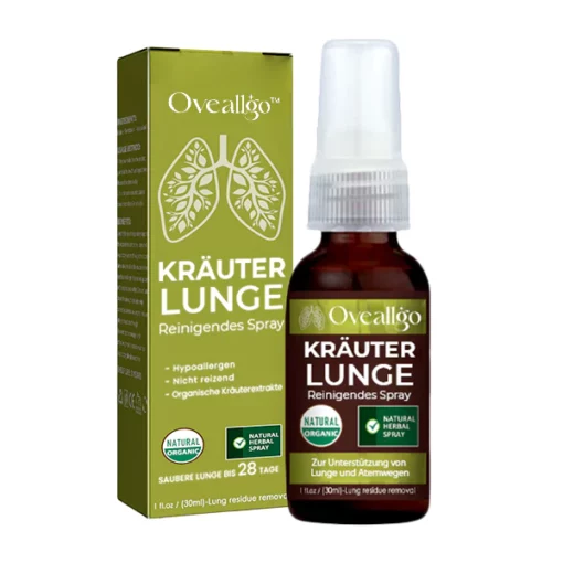 Oveallgo™ BreatheWell X Natürliches Kräuterspray für Lungen- und Atemwegsunterstützung