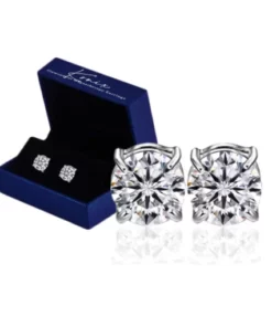 Fivfivgo™ Konix DiamondCut LymphDetox Magnettherapy Ohrringe