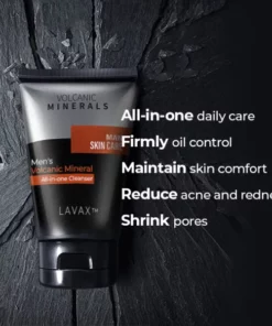 LAVAX™ Mens Volcanic Mineral All-in-one Cleanser