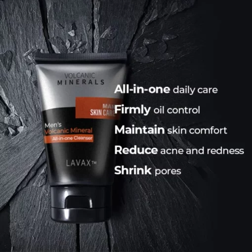 LAVAX™ Mens Volcanic Mineral All-in-one Cleanser
