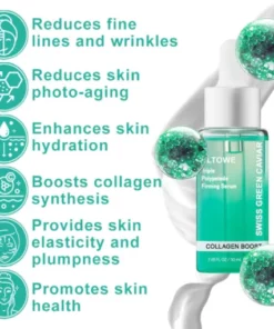 Alternative view of PLTOWE Swiss Green Caviar Triple Polypeptide Firming Serum