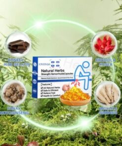 Alternative view of CNDB Fivfivgo™ Natural Botanical Strength Haemorrhoid Capsules