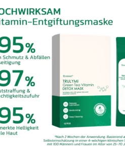 flysmus™ TRULYMI Grüner Tee Vitamin Entgiftungsmaske