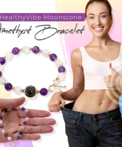 HealthyVibe-Moonstone Amethyst Bracelet