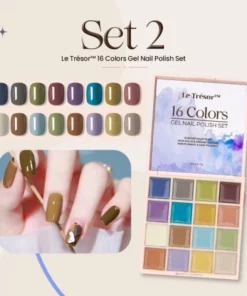 Alternative view of Le Trésor™ 16 Colors Gel Nail Polish Set