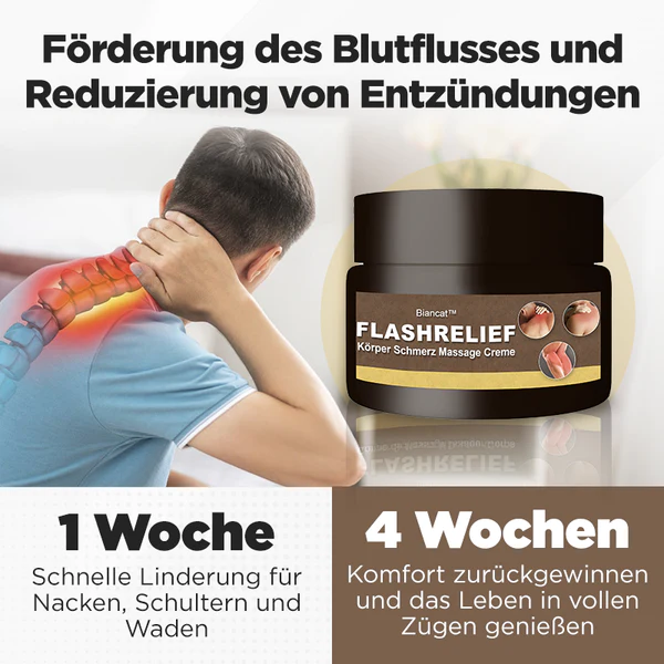 Biancat FlashRelief Krper Schmerz Massage Creme