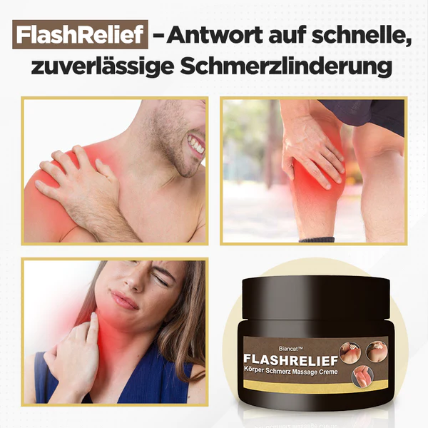 Biancat FlashRelief Krper Schmerz Massage Creme